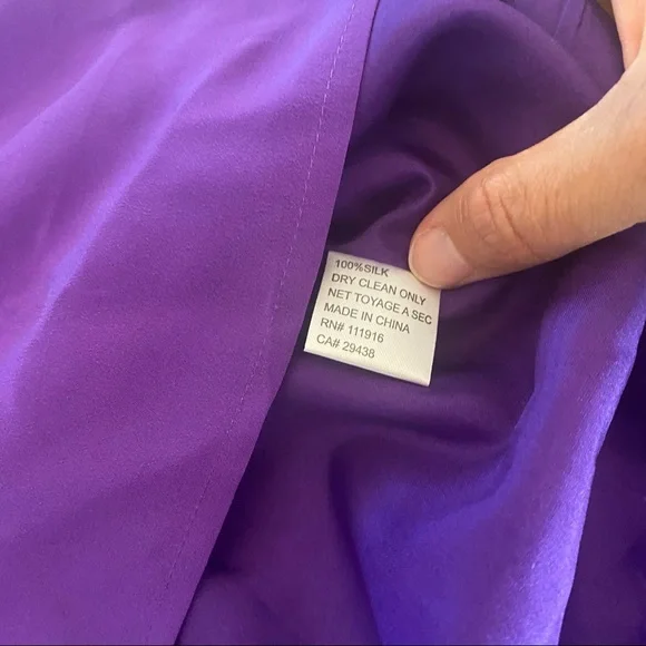 Yumi Kim Silk “Lanie” Silk One Shoulder Ruffled Dress Size S - Picture 9 of 16